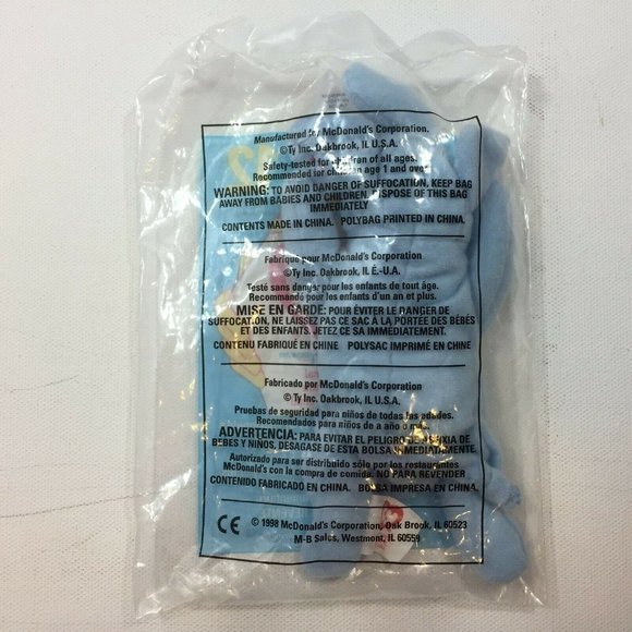 TY McDonalds Happy Meal Toy Beanie Baby Mini #6 #7 #8 #12 Mel Nuts Happy Peanut - Picture 8 of 10